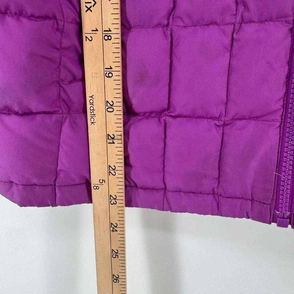 Marmot Jacket Kids Large Purple Puffer 700 Down Fill Youth Outdoors Full Zip